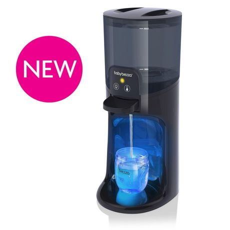 Baby Brezza Instant Formula Warmer Advanced for Baby Bottles with built-in LED nightlight - Black
