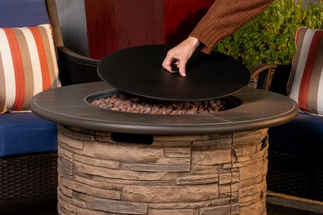 Orchards Park 36 Inch Round Gas Fire, Park Canyon Fire Pit