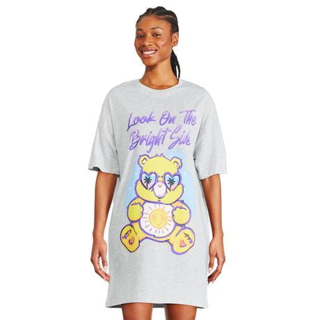 Care Bears Robe à manches courtes pour femme Tailles: TP-TG