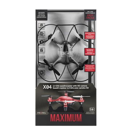 Quadricopter Maximum X04 de Propel avec caméra HD de 2,4 GHz