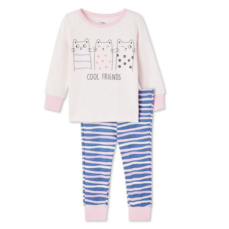 George Baby Girls' Pajama 2-Piece Set