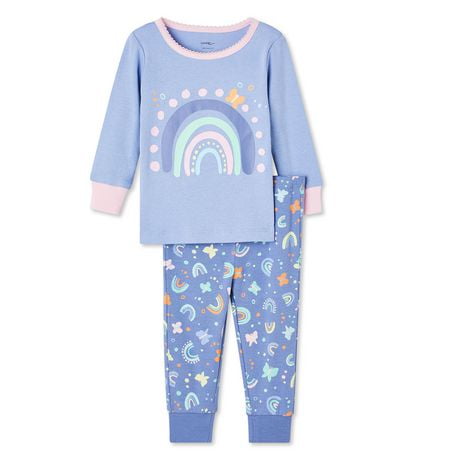 George Baby Girls' Pajama 2-Piece Set