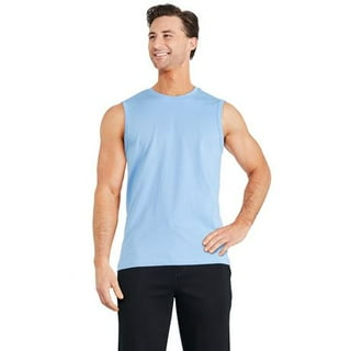 12 Lot Men Slim Muscle Tank Top T-Shirt Ribbed Sleeveless Cotton A-Shirt  White S 