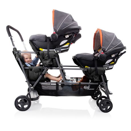 joovy triple sit and stand stroller