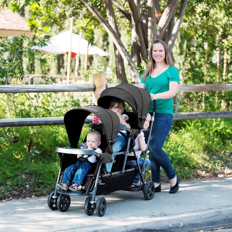 sit and stand triple stroller