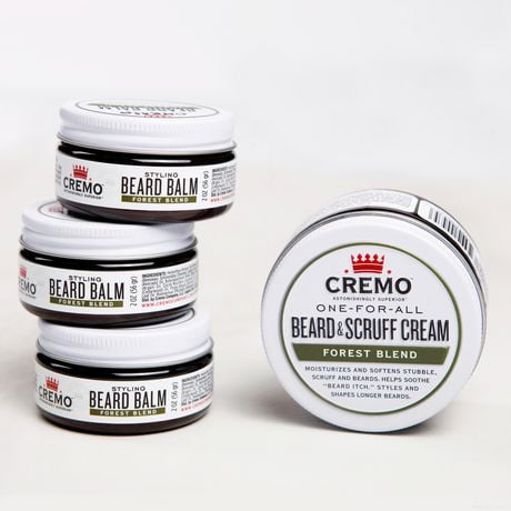 itch facial hair beard moisturizes lengths scruff reduces fragrance cremo blend forest cream styles