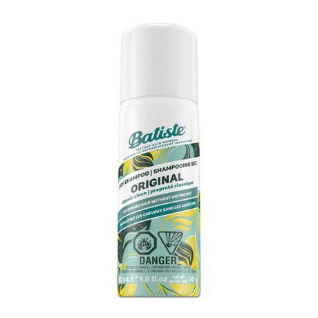 Mini-format de voyage de shampooing à sec Original de Batiste 50mL, shampooing sec