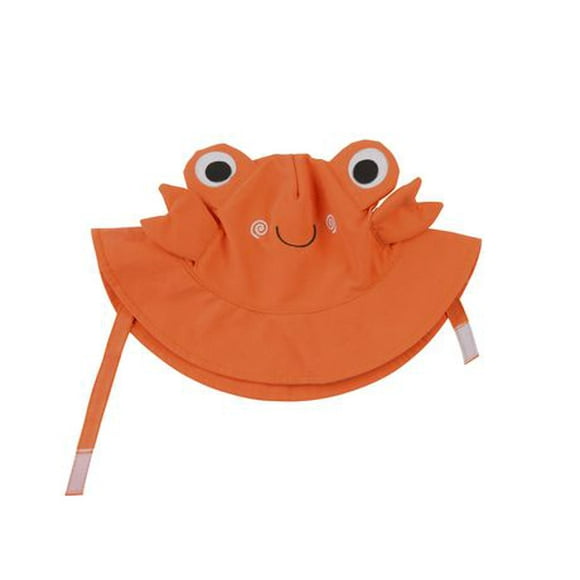 ZOOCCHINI - Bébé, enfant en bas âge UPF50 + chapeau de soleil - Bonnet de bain - Charlie le crabe