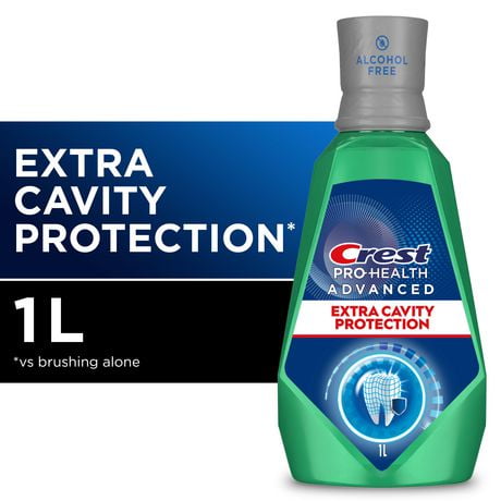 Crest Pro-Health Advanced Maximum Cavity Protection Mouthwash - Mild Mint, 1L