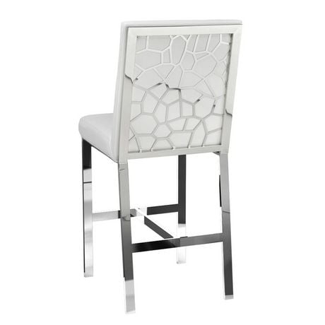 Home Gear Glam Geometric Counter Stool Walmart Canada   6000206554328 