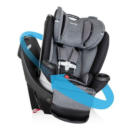Evenflo Gold Revolve360 Extend All-In-One Rotational Car Seat w/Sensorsafe