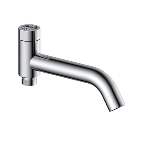 The akuaplus® round Bathtub Spout or shower 1/2 in. female  2-way.