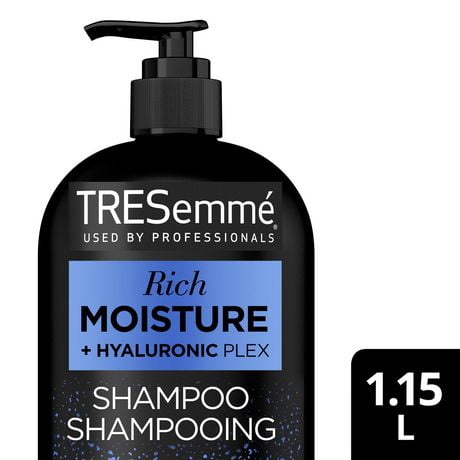 TRESemmé Rich Moisture + Hyaluronic Plex Shampoo with Pump, 1.15 L Shampoo with Pump