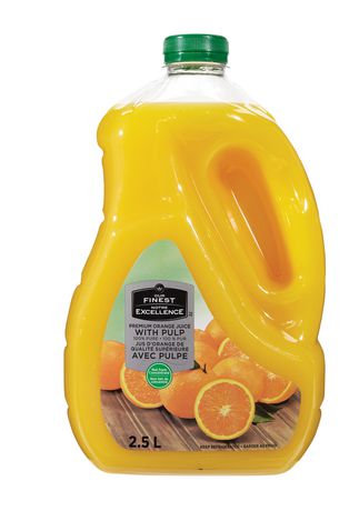 Our Finest With Pulp 100 Pure Premium Orange Juice Walmart Canada