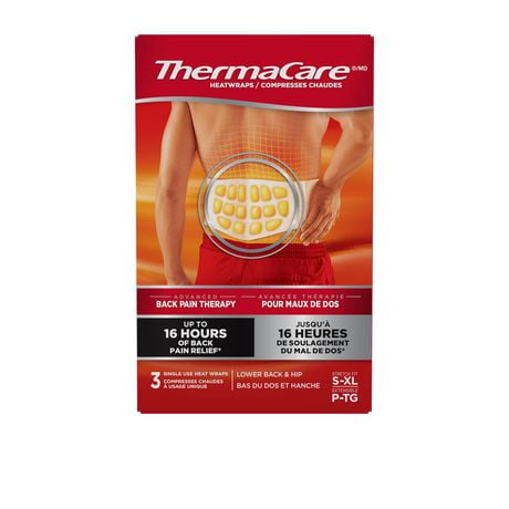 Thermacare Heatwrap Advanced Back Pain Therapy, 3 ct