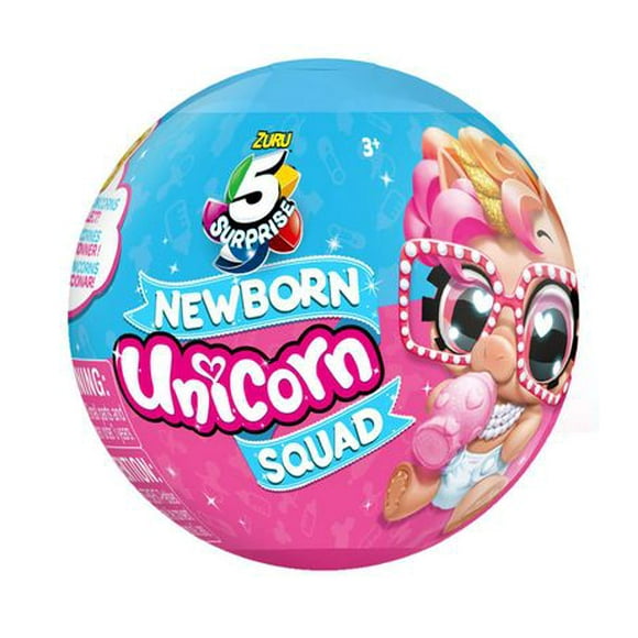 5 Surprise Unicorn Squad Series 4 Newborn Unicorn Mystery Collectible Capsule