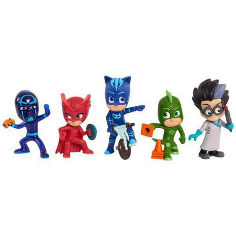 PJ Masks Collectible 5-Piece Figure Set, PJ Masks Figure Set