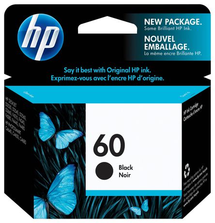 HP 60 Cartouche d'encre noire d'origine (CC640WN) 
