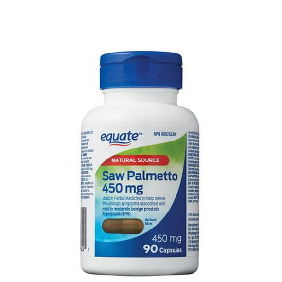 Saw Palmetto, 90 capsules, 450 mg Capsules