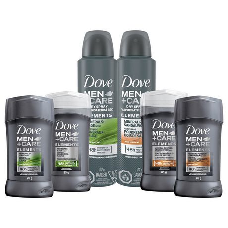Dove Men +Care Elements Mineral Powder+Sandalwood Antiperspirant ...
