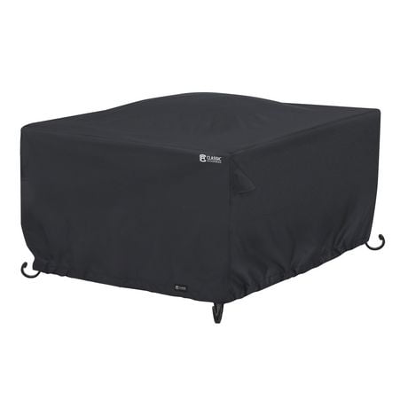 Classic Accessories 42" Square Fire Pit Table Cover - Tough and Water Resistant Outdoor Cover