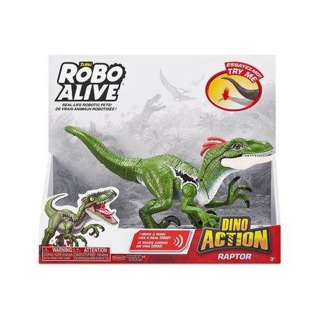 Action Dinosaure Rapace Robo Alive par Zuru