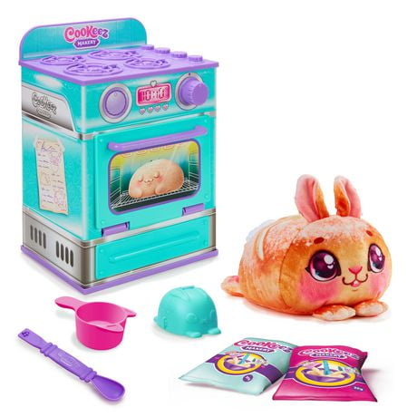 Cookeez Makery Oven Playset with Bread Plush Toy