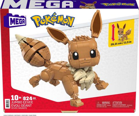 2020 MEGA Construx Pokemon Jumbo Eevee Set Fast 830pc for sale online 