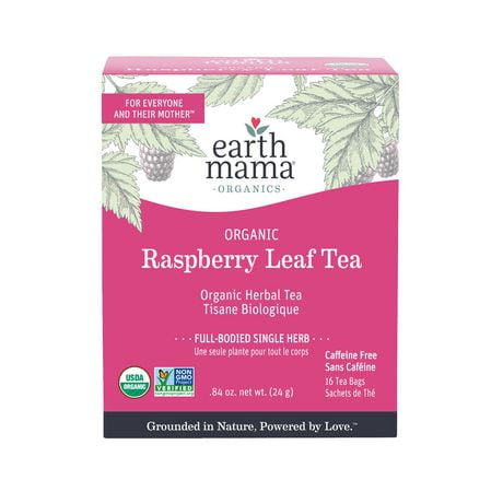 Earth Mama Organic Raspberry Leaf Tea, Organic Herbal Tea