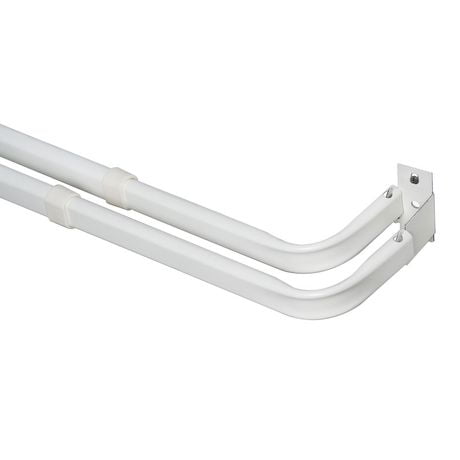 Mainstays Heavy Duty Double Curtain Rod 28 48 White Walmart Canada   999999 42437559720 