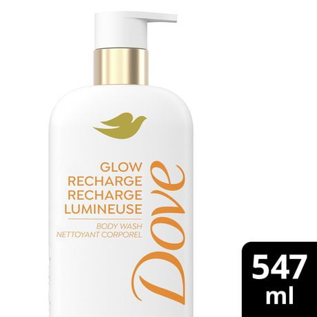 Dove Glow Recharge Exfoliating Body Wash, 547 ml