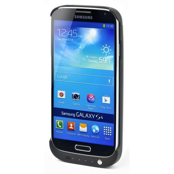 Étui avec alimentation PowerCases pour Samsung S4 - Noir