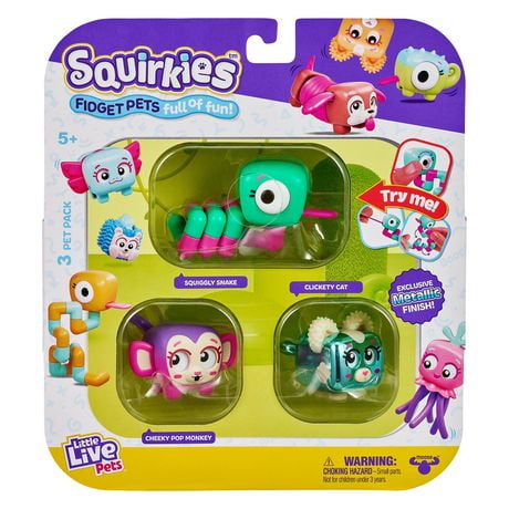 LITTLE LIVE PETS SQUIRKIES 3PK - AST 1 | Walmart Canada