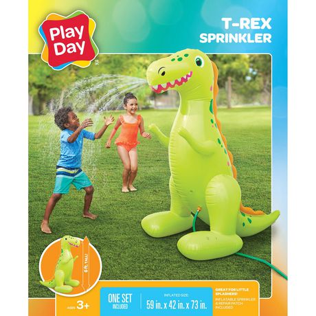 dinosaur sprinkler toy