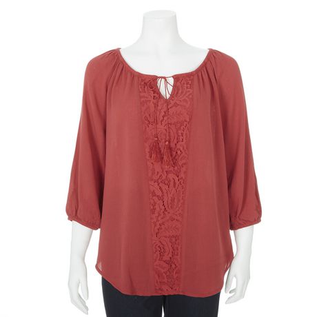 George Women's Peasant Blouse | Walmart Canada