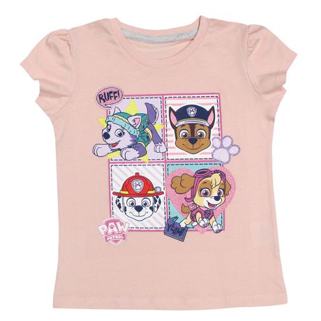 Paw Patrol Girls 3 Pack T-Shirt Bundle 