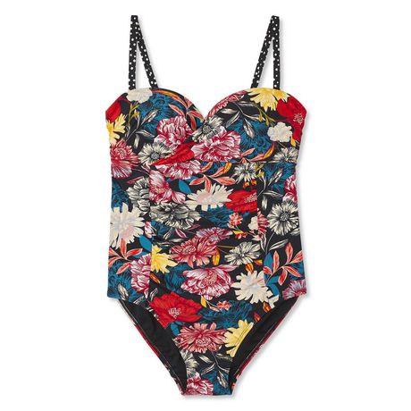 George Women's Printed 1-Piece Swimsuit | Walmart Canada