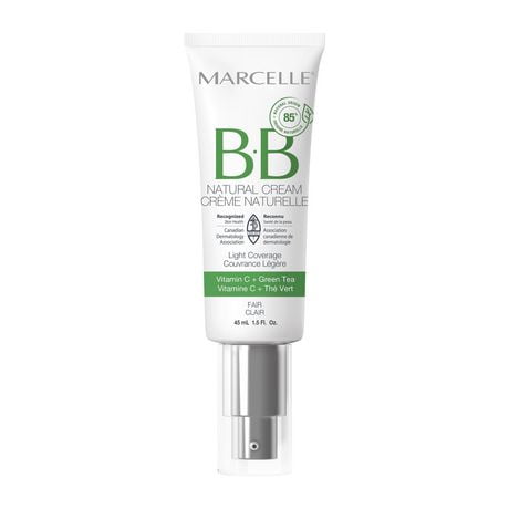 Marcelle BB Natural Cream, Light coverage, 45 mL