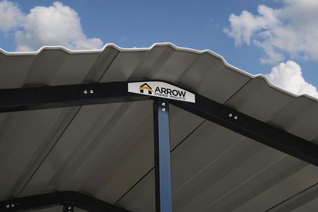 Arrow Carport 20 X 24 Charcoal Walmart Canada