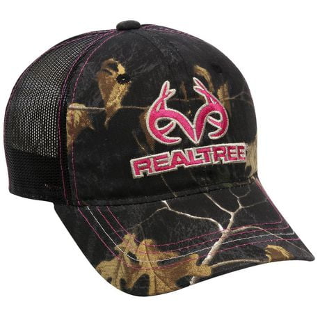Ladies Realtree Xtra Black Adjustable Hat