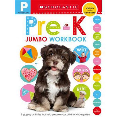 Get Ready for Kindergarten Jumbo Workbook by Scholastic Inc.