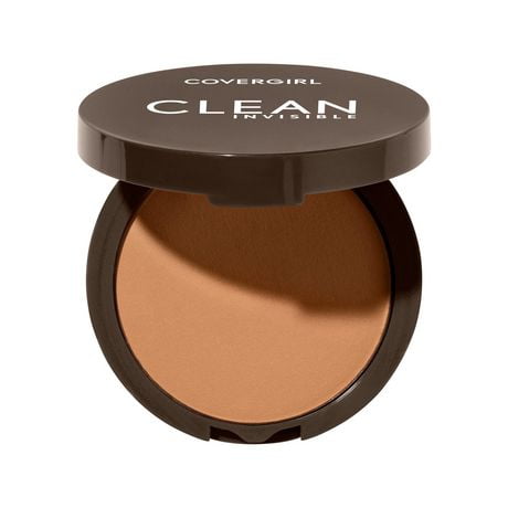 COVERGIRL Clean Invisible Pressed Powder, Lightweight, Breathable, Vegan Formula, Talc- and fragrance-free, Natural origin pigments