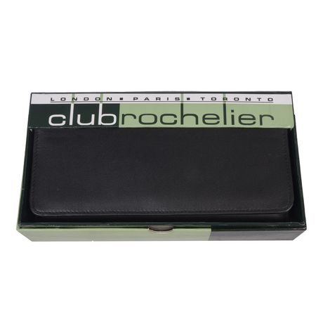 Club Rochelier Ladies&#39; Leather Clutch Wallet with Checkbook Holder | Walmart Canada