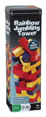 Piece Rainbow Jumbling Tower Game Walmart Ca