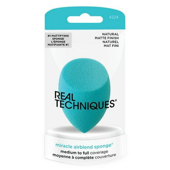 Real Techniques Miracle Airblend Sponge®, Medium to Full Coverage, 1 piece