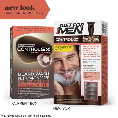 Just For Men Control GX Grey Reducing Beard Wash, 118ml