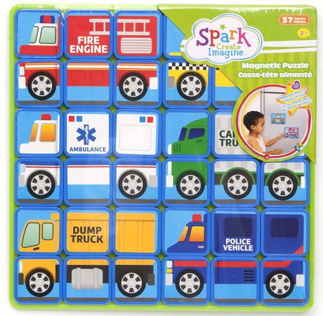 Walmart Spark Shop >> Spark Create Imagine Vehicles Magnetic Square Puzzle ... Walmart Spark Shop >> Spark Create Imagine Vehicles Magnetic Square Puzzle ...