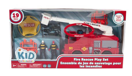 kid connection fire truck play set
