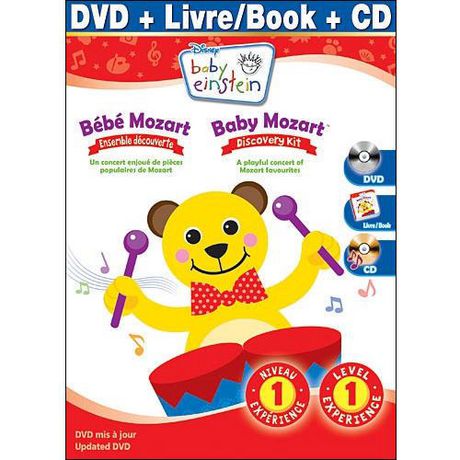 afeitado 鍔 Círculo de rodamiento Disney Baby Einstein: Baby Mozart Discovery Kit (Standard DVD + Audio CD +  Picture Book) at Walmart.ca | Walmart Canada