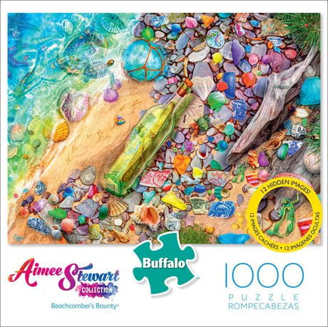 Buffalo Games - Aimee Stewart - Beachcomber's Bounty - 1000 Piece ...